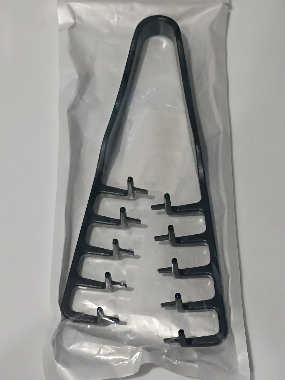 Black Texture Comb For Men